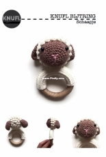 Knufl - Rosanne Briggeman - Teething Ring Sheep