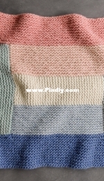 Log Cabin Spectrum Blanket by Purl Soho-Free