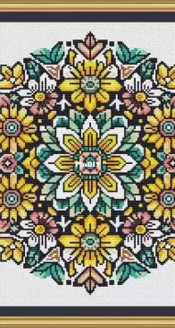 Tidy Patterns- Flower Mandala