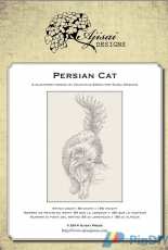 Ajisai Designs - Persian Cat Blackwork