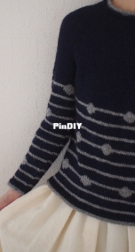 dotripe Sweter by motoko takahashi-English -Free