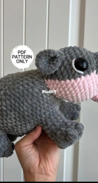 Crochet by Genna - Genna Tatu - Baby Hippo