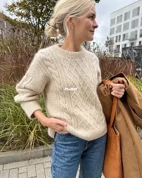 Moby Sweater by Mette Wendelboe Okkels - PetiteKnit - Russian translate