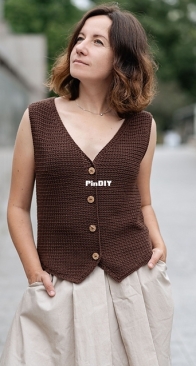 Lilla Björn Crochet - Tatsiana Kupryianchyk - City Waistcoat