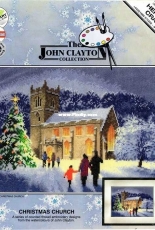 Heritage Crafts JCCH1144 Christmas Church by John Clayton
