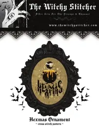 The Witchy Stitcher - Hexmas Ornament - Free