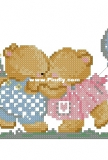 Anchor Forever Friends FRC 0005 - hugging bears  XSD