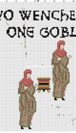 Snarky Art Company - Two Wenches One Goblet Medieval