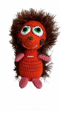 Miss / Mrs Hooked - Carla Bron - Garden Mini Hedgehog - Achtertuin Mini Egel - Dutch - Free