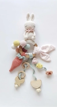 Dudefsworld - Kezban Ermiş - Funny Rabbit Rattle - Eğlenceli Tavşan Çıngırak - Turkish