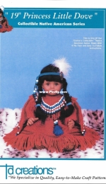 TD Creations - 873 - Collectible Native American Series - 19" Princess Little Dove
