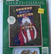 Dimensions 8517 - Santa & The Ark Stocking