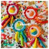 Gek op Haken - Crochetlife - Martine de Regt - Birthday brooch - Verjaardagsbroche - Dutch
