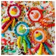 Gek op Haken - Crochetlife - Martine de Regt - Birthday brooch - Verjaardagsbroche - Dutch