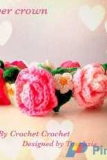 Crocket Crochet - Touchzie - Crocheted Flower Crown - Thai - Free