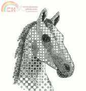 Dragon Dreams - Horse / Caballo 1 Blackwork