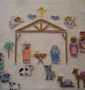 Christmas Countdown ... Perforated Paper :)