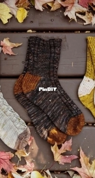 Sweater Weather Sock Collection toe-up - Carlie Perrins