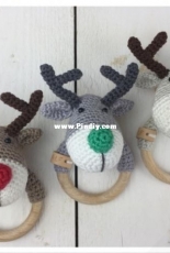 Stip en Haak - Herriët van de Wiel - Reindeer Ralf Rattle - Translated - Danish - Free