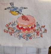 A cross stitch present