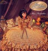 Annies Calendar Bed Doll Society - Gems Of The South Collection -  1996 - Miss  November