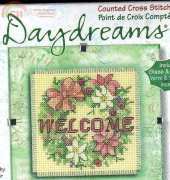 Dimensions 72755 Daydreams - Welcome Holiday Wreath
