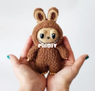 Crochet Wonders Design - Olga Kuchenki - Labubu 18cm - English