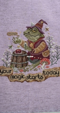 your magic start today by mama witch cross stitch