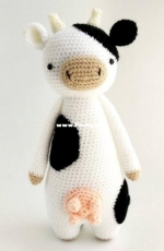 Little Bear Crochets - J. A. Poolvos - Cow with udders - Spanish - Translated