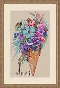 Ameli Stitch - Flower Horn by Anna Smith / Kuznetsova