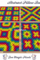 Two Magic Pixels - Abstract Pillow Bundle 1 - English