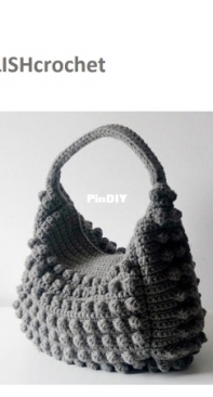 isWoolish - Tatiana Zuccalà - Grey Bobble Bag