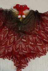 Akelei Shawl/Wrap by Sue Berg -Eng.,German-Free