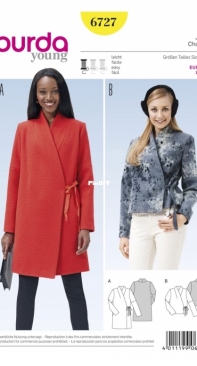 Burda 6727 - Jacket Pattern