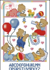 Vervaco 70.669 Birth sampler xsd