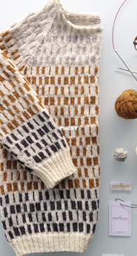 Graphic Sweater by Sanne Fjalland Knit-wear