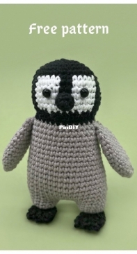 Les Mailles du Rocher - Polar Animals - Spencer the Baby Emperor Penguin - Free