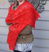 Leaf and Flower Stole by Linda Choo - Free