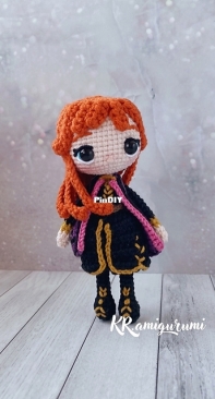 KR amigurumi - Karina Romero - Anna - Spanish