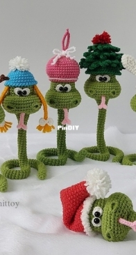Snakes in hats  - New Year - Tatiana Knittoy - Татьяна Knittoy - Any language