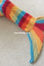 Sophie MermaidTail Blanket - Adult Size by Little Panda Mommy - English