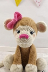 Sweet Oddity Art - Carolyne Brodie - Matilda the Monkey crochet pattern