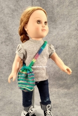 Knot Bag for 18” Doll by Nicole Jones-Free
