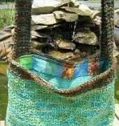 Lined Tote Bag Knitting Pattern by Cass Long for Knitting on the Net-Free