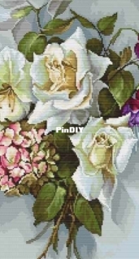 Luca-S BA2363 - Bouquet with Roses XSD