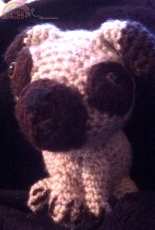 Little amigurumi pug