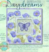 Dimensions - Daydreams 73108 Blue Poppies And Butterfly