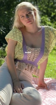 Rosalyé Crochet - Rosa Lydia - Fleur Top