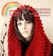 Boucle Chunky Cowl Scarf by Lyubava Crochet