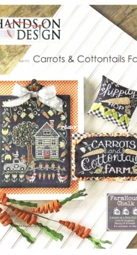 Hands On Design hd-171 - Farmhouse Chalk - Carrots and Cottontails Farm